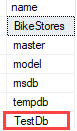 SQL Server CREATE DATABASE список всех баз данных