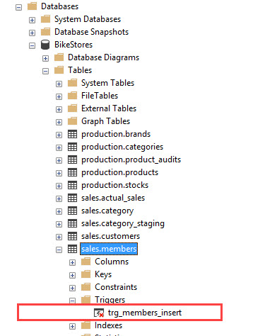 Пример ОТКЛЮЧЕНИЯ ТРИГГЕРА SQL Server