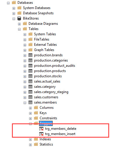 SQL Server отключает все триггеры таблицы