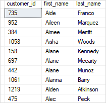 Функция SQL Server ROW_NUMBER для разбиения на страницы